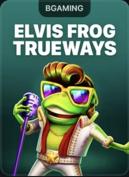 Elvis Frog Trueways – Elvise soengu ja mikrofoniga konn, lobby plaadil BGaming